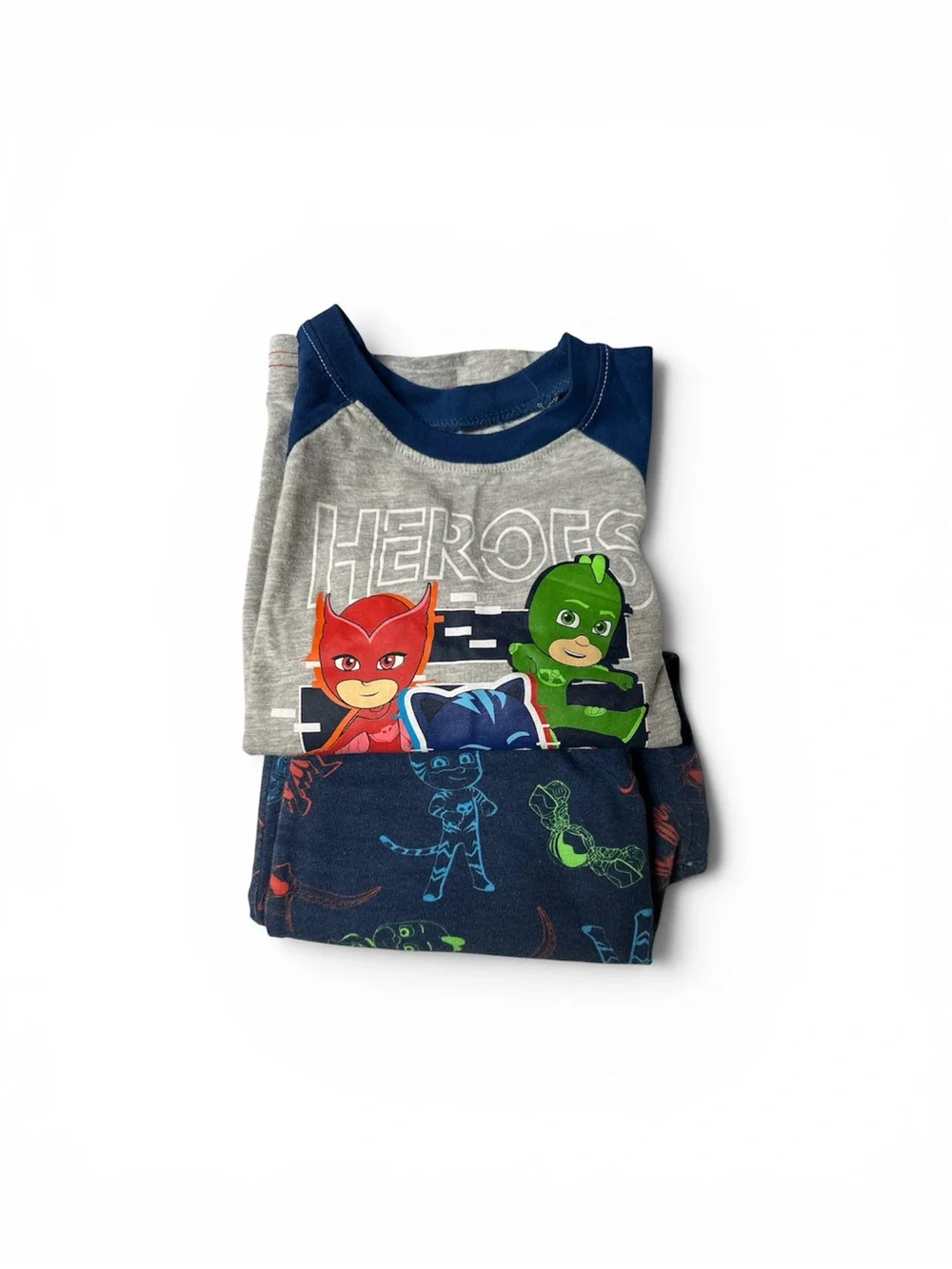 PJ Masks Navy & Gray Boys Pajama Set